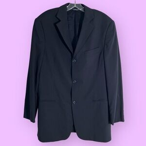 Brooks 346 Navy Sports Coat size 39R 100% wool F-3